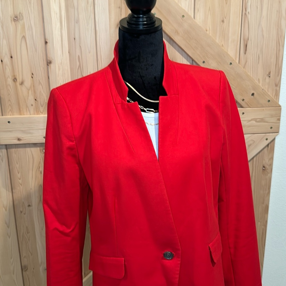 Women's Red Loft Blazer Size 10
